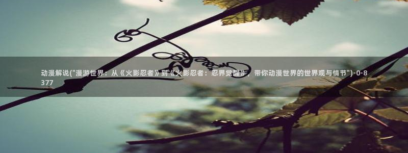 动漫巨乳美女：动漫解说(\